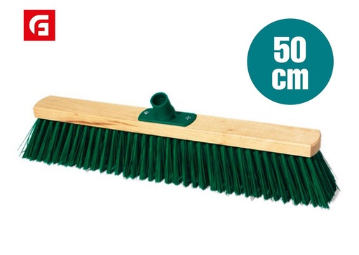 [117400248] Escoba de madera sin palo 50 cm - Accesorios de limpieza y utensilios