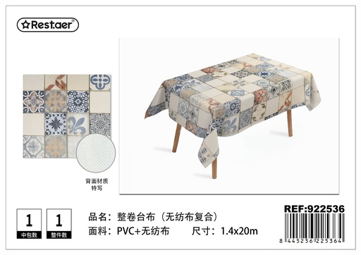 [922536] Mantel de mesa rollo 1.4*20M - Manteles de mesa y decoración
