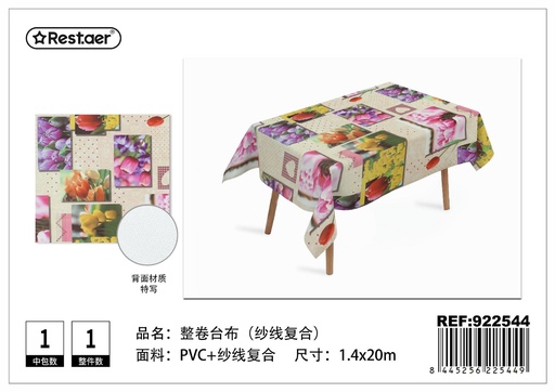 [922544] Mantel de mesa rollo 1.4*20M - Manteles de mesa y decoración
