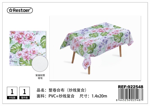 [922548] Mantel de mesa rollo 1.4*20M - Manteles de mesa y decoración