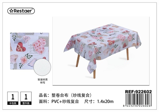 [922602] Mantel de rollo 1.4*20 m - Mantelería y decoración de mesa