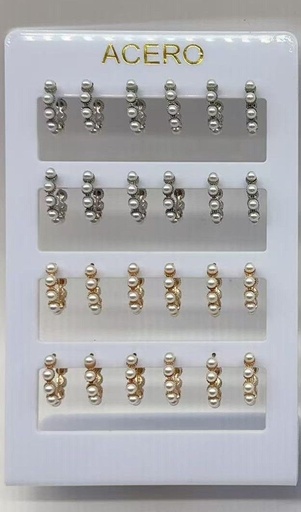 [ED090] Pendientes 12 piezas ED-090 NS - Joyería y accesorios