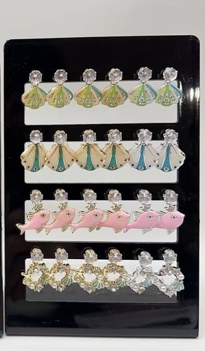 [ED1140] Pendientes 12/P ED1140 NS - Accesorios de bisutería y joyería