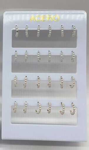 [ED089] Pendientes de 12 unidades ED-089 NS - Bisutería y joyería