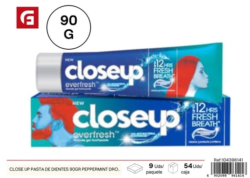 [104396141] Pasta de dientes Closeup 90g con micro partículas de menta - Productos de cuidado personal