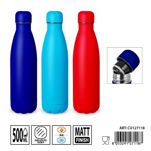 [0242847] Botella térmica 500ml 7.1x26.5 cm - Accesorios de cocina
