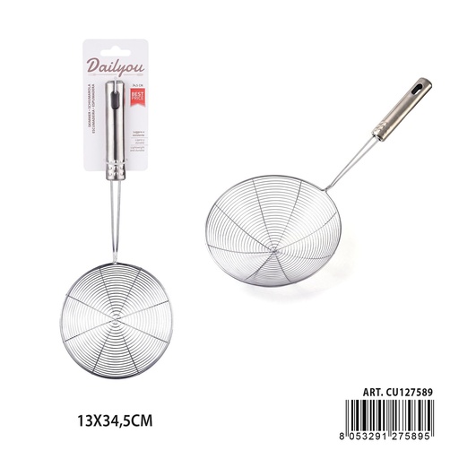 [0244022] Espumadera de acero 13x34.5cm - Utensilios de cocina y coladores