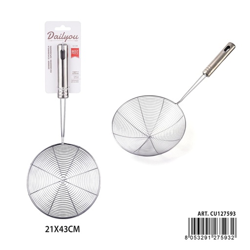 [0244026] Espumadera de acero 21x43cm - Utensilios de cocina y coladores
