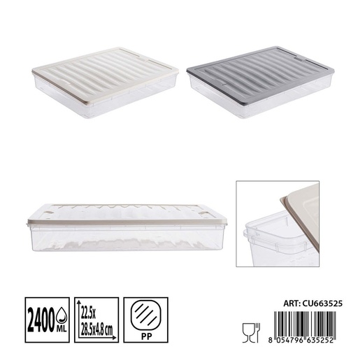 [0244874] Contenedor de alimentos 2400 ml - Almacenamiento plástico y recipientes