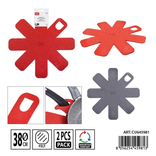 [0242611] Protector de sartén 2 piezas 38 cm - Accesorios de cocina