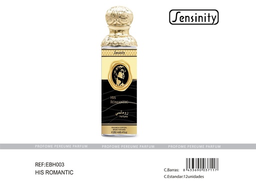 [EBH003] Bruma hombre His Romantic 250ml - Perfumes y fragancias