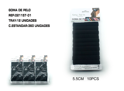 [021157-01] Goma de pelo 12 unidades - Accesorios para el cabello