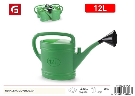 [120184726] Rregadera verde 12L JAR - Herramientas de jardinería