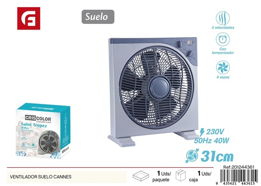 [201244361] Marcador de suelo Ventilador modelo Cannes NºRII-AEE: 8813 - Ventilador de pie
