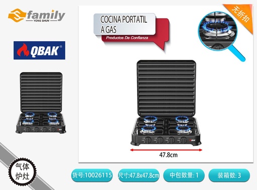 [10026115] Cocina portátil a gas compacta y eficiente