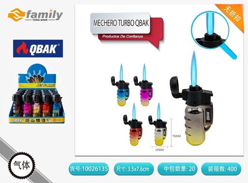 [10026135] Mechero turbo QBAK - Herramientas y gadgets