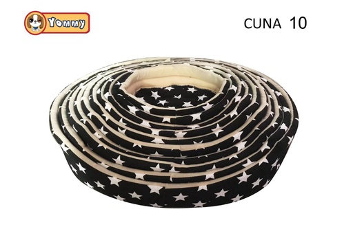 [YM2978I] Cuna de perro de lona de estrellas de 10 piezas 68x58x16 cm - Accesorios para mascotas
