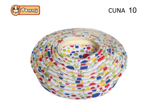 [YM2978B] Cuna de perro de tela de puntos en 68x58x16 cm - Accesorios para mascotas