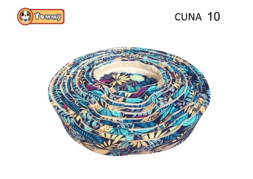 [YM2978C] Set de cuna para perro en lona azul 68x58x16 cm - Accesorios para mascotas