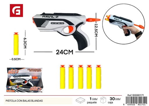 [189881171] Pistola con balas blandas - Juguetes y juegos