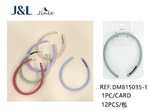 [8445801073815] Diadema básica 12 unidades - Diademas y accesorios para el cabello