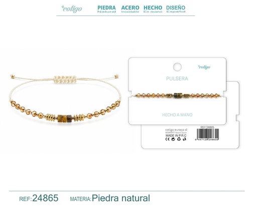 [24865] Pulsera hecha a mano - Joyería artesanal