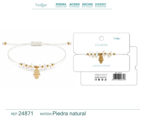 [24871] Pulsera hecha a mano - Joyería artesanal