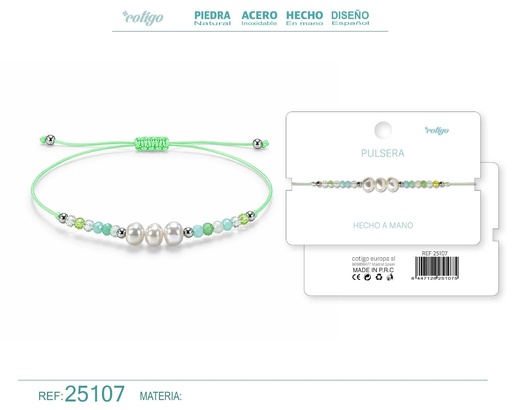 [25107] Pulsera hecha a mano - Joyería artesanal