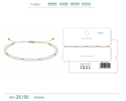 [25150] Pulsera hecha a mano con hilo - Joyas artesanales