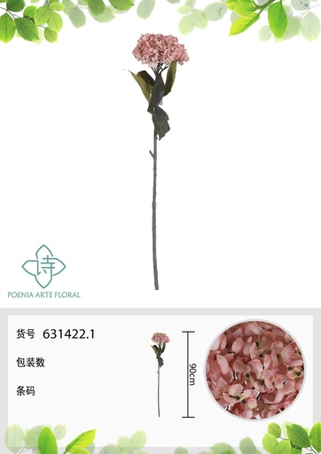 [631422.1] Rama de flores artificiales de 90 cm - Novedades