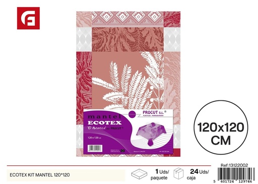 [13122002] Mantel Ecotex kit 120x120cm - Textiles del hogar y mesas