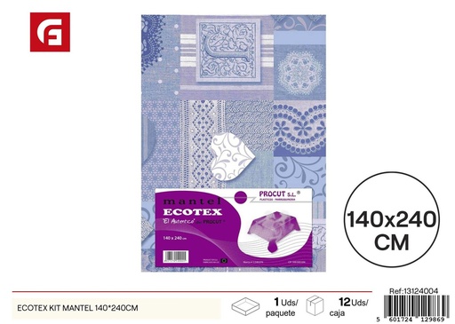 [13124004] Mantel Ecotex kit 140x240cm - Textiles del hogar y mesas