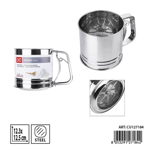 [0243149] Tamiz de acero inoxidable grande 12.3x12.5 cm - Accesorios de cocina y herramientas