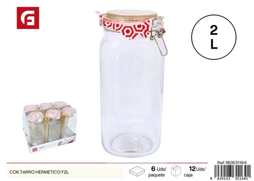 [180631164] Tarro hermético COK de 2L - Almacenamiento de alimentos
