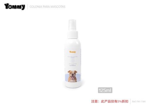 [YM1164] Agua de colonia talco para perros 125ML - Perfume para mascotas