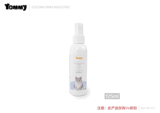 [YM1171] Agua de colonia talco para gatos 125ML - Perfume para felinos