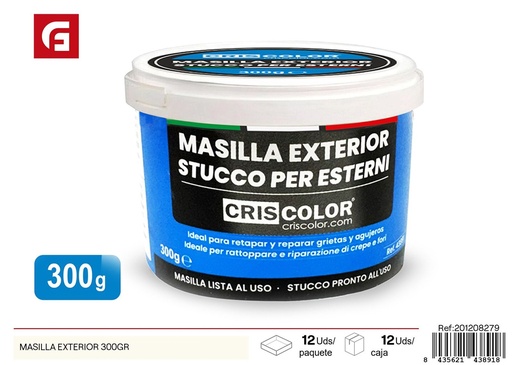 [201208279] Masilla exterior 300g - Productos de ferretería y reparación de pintura