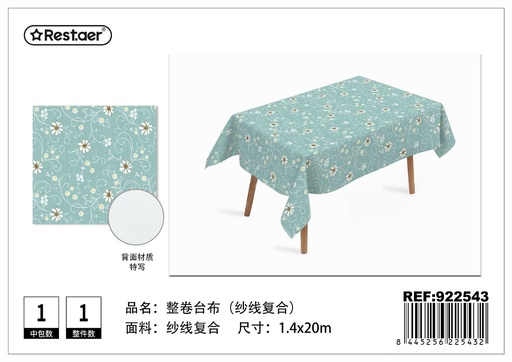 [922543] Mantel de rollo 1.4x20 m - Manteles de rollo