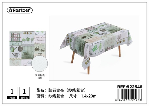 [922546] Mantel de rollo 1.4x20 m - Manteles de rollo