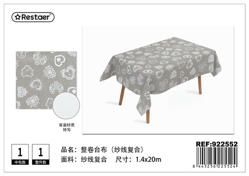 [922552] Mantel de rollo 1.4x20 m - Manteles de rollo
