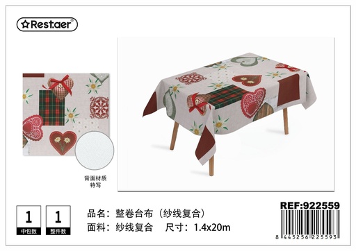[922559] Mantel de rollo 1.4x20 m - Manteles de rollo