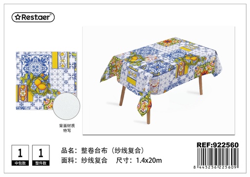 [922560] Mantel de rollo 1.4x20 m - Manteles de rollo