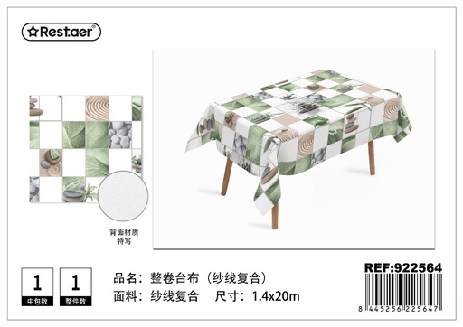 [922564] Mantel de rollo 1.4x20 m - Manteles de rollo
