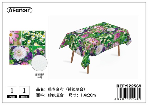 [922569] Mantel de rollo 1.4x20 m - Manteles de rollo