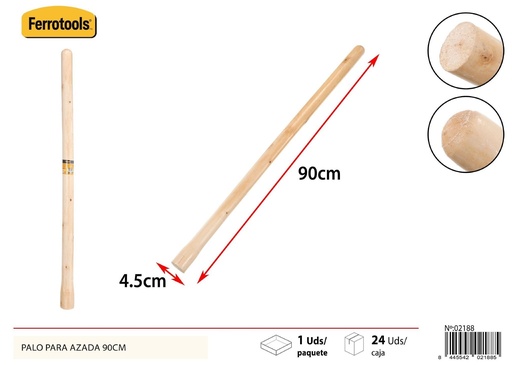 [202188] Palo para azada de 90 cm - Accesorios de limpieza y jardinería