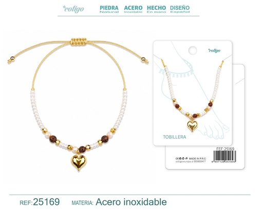 [25169] Tobillera hecha a mano - Joyería y complementos