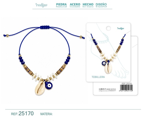 [25170] Tobillera hecha a mano - Joyería y complementos