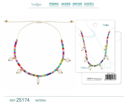 [25174] Tobillera hecha a mano - Joyería y complementos