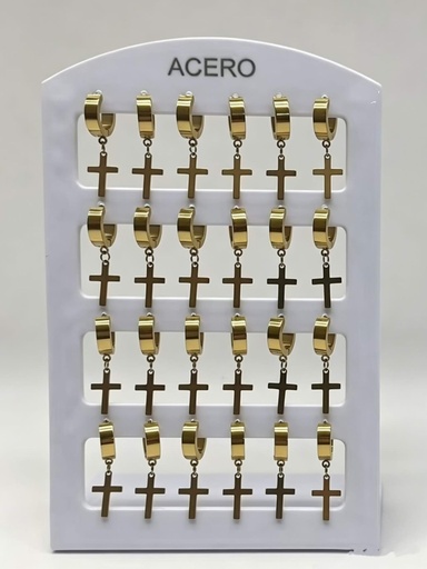 [ED2015] Pendientes cruz 12/p NS ED2015 - Bisutería y accesorios