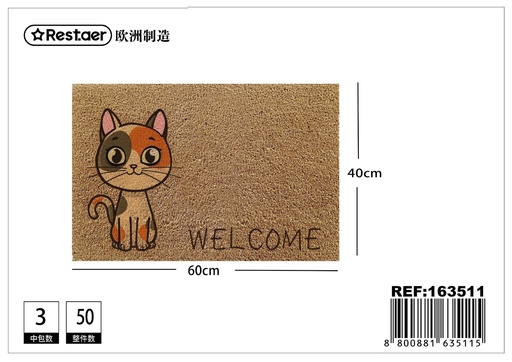 [163511] Felpudo de coco 40*60 cm - Alfombras para entrada